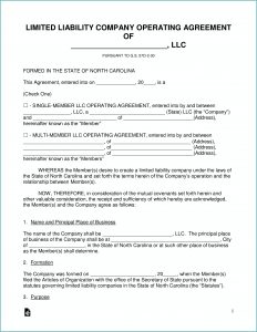 Cost To Form Llc In North Carolina