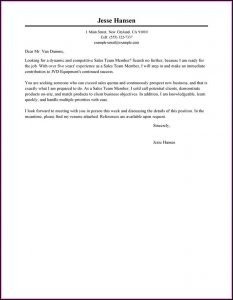 Cover Letter Sample For Sending Resume