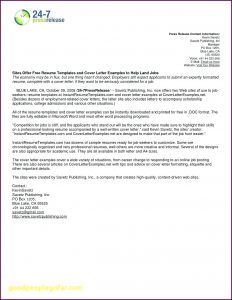 Cover Letter Template For Resume Word