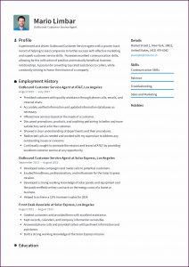 Customer Service Resume Templates Free