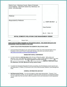 Divorce Forms Arapahoe County Colorado