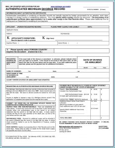 Divorce Forms Michigan Pdf