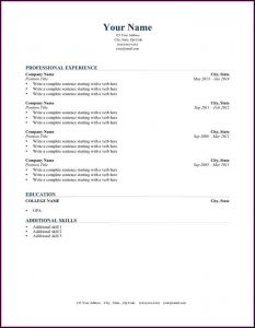 Downloadable Resume Builder