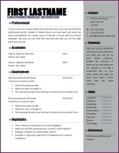 Downloadable Resume Format 2019