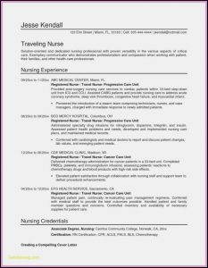 Downloadable Resume Template For Registered Nurse
