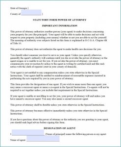 Durable Power Of Attorney Texas Form