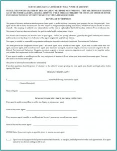 Durable Power Of Attorney Texas Free Form