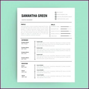 Editable Cv Templates Free Download Doc