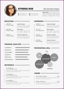 Elegant Cv Template Free