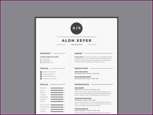 Elegant Resume Template Free
