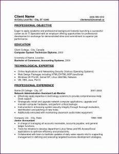 Entry Level Engineering Resume Templates