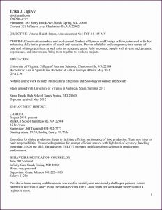 Example Of Resumes For Medical Assistant