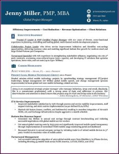 Executive Cv Templates Free Download