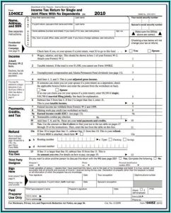 Federal 1040ez Form 2019