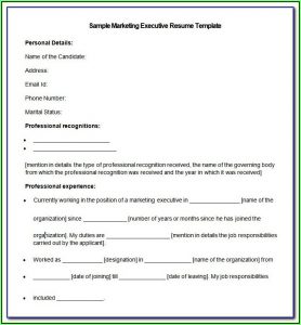 Free Digital Marketing Resume Templates