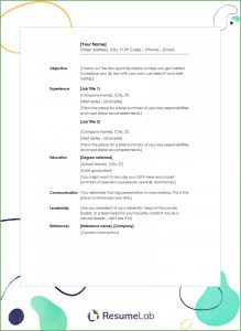 Free Downloadable Blank Ms Word Resume Templates