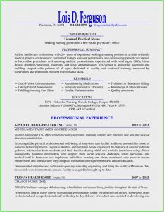 Free Lpn Resumes