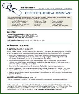 Free Medical Assistant Resume