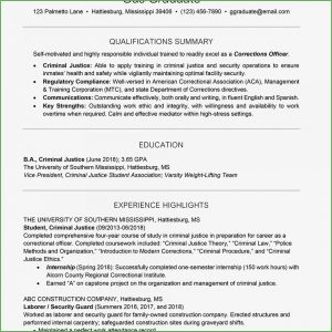Free Printable High School Resume Template