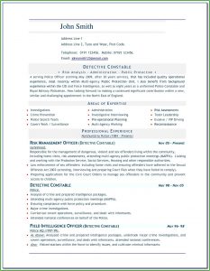 Free Resume Template Download Word 2018