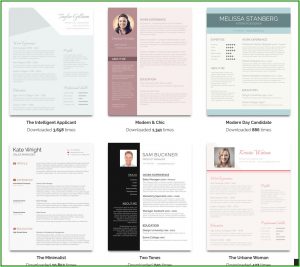 Free Resume Word Templates Microsoft