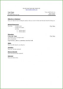 Free Simple Resume Template