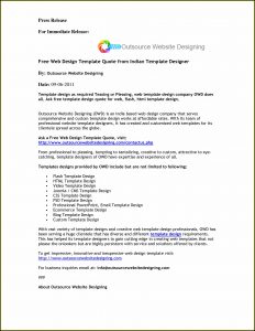 Freelance Web Development Quote Template