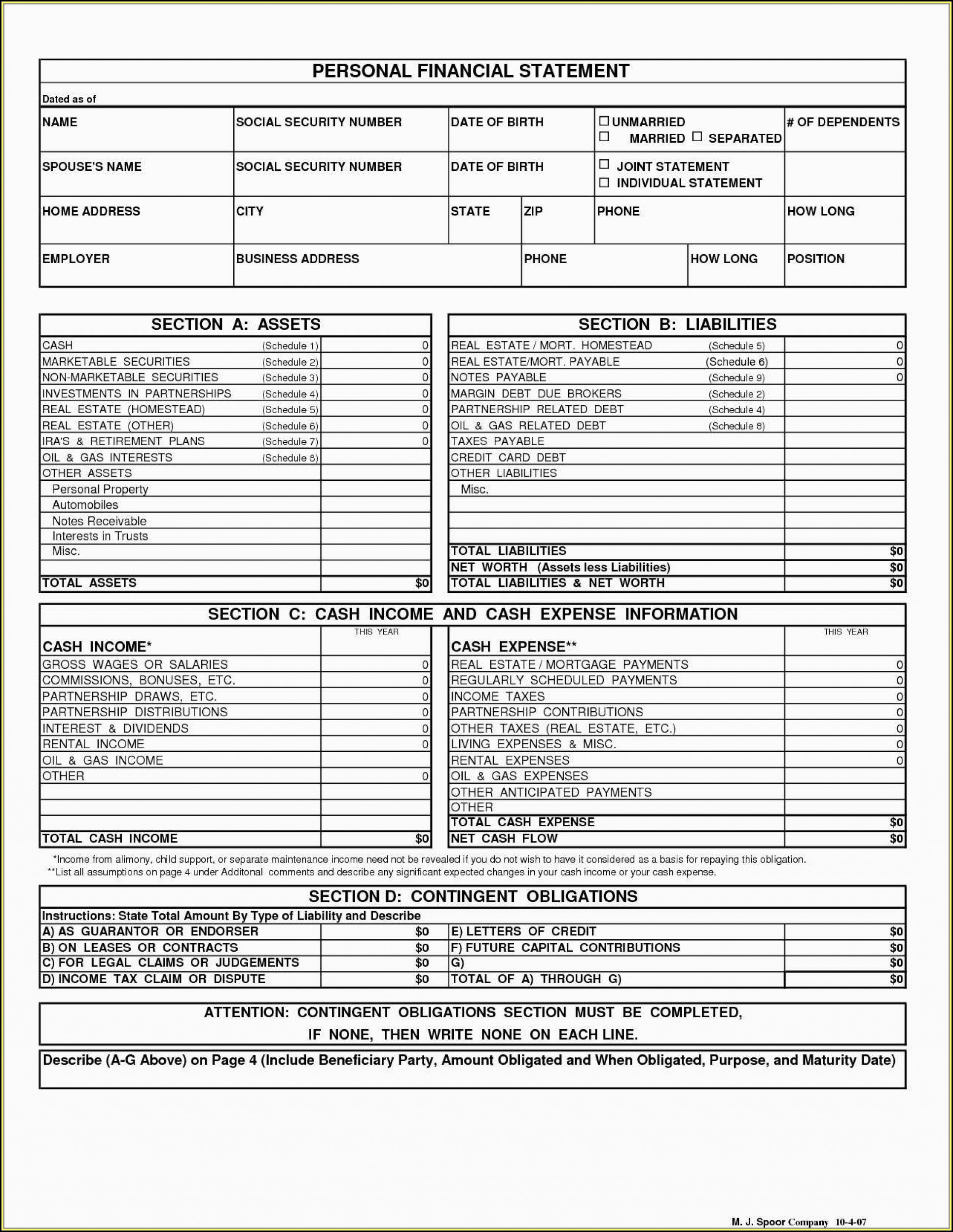 Income Statement Format Excel Free Download