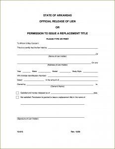 Intent To Lien Form Texas