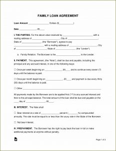 Loan Contract Agreement Template Free
