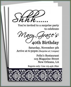 Mason Jar Party Invite Template