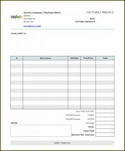 Microsoft Word Invoice Template Free Download