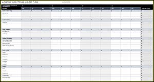 Monthly Marketing Action Plan Template