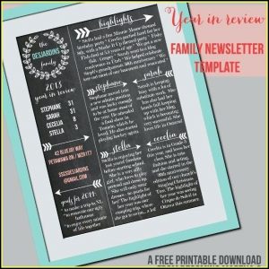 Neighborhood Newsletter Templates Free