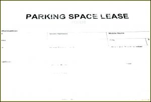 Parking Space Lease Agreement Template Uk