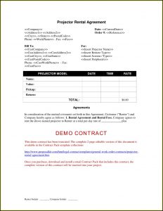 Pasture Rental Agreement Template