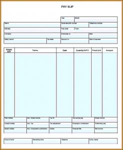 Pay Stubs Templates Free