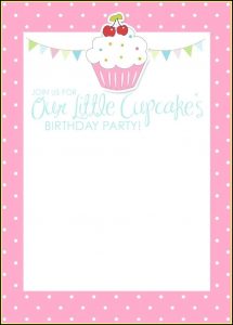 Polka Dot Birthday Party Invitation Template