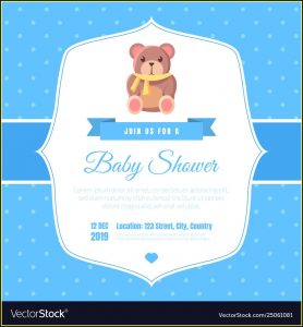 Polka Dot Party Invitation Template