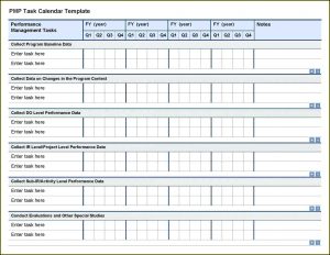 Project Task Template Excel Free
