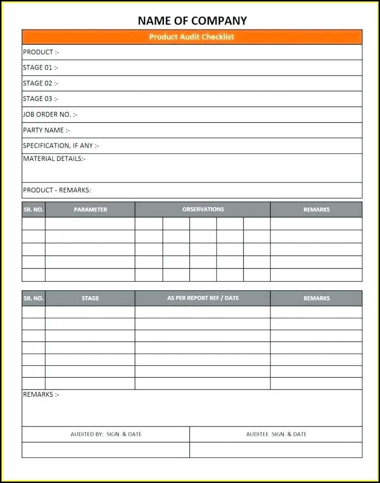 Sales Lead Tracking Form Template