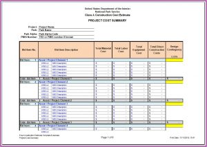 Construction Estimate Template Excel Free