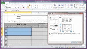 Construction Punch List Template Excel Free