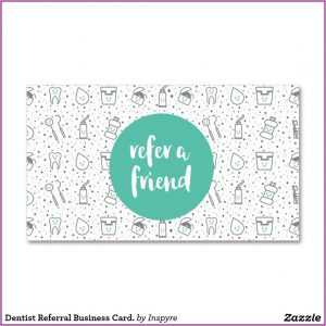 Dental Referral Card Template