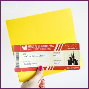 Disneyland Paris Invitation Template Free
