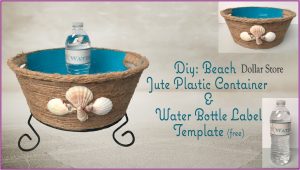 Diy Water Bottle Label Template