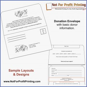 Donation Envelope Template Indesign