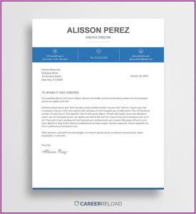 Download Free Cover Letter Templates Word