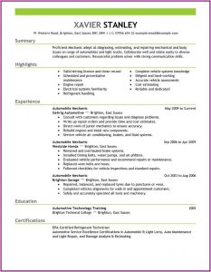 Electrician Cv Template Nz