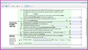 Federal Income Tax Form 1040ez 2017
